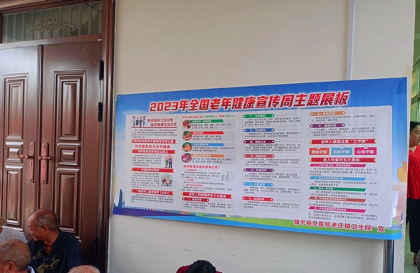 鎮(zhèn)平縣老莊鎮(zhèn)衛(wèi)生院開展2023年老年健康 宣傳周活動
